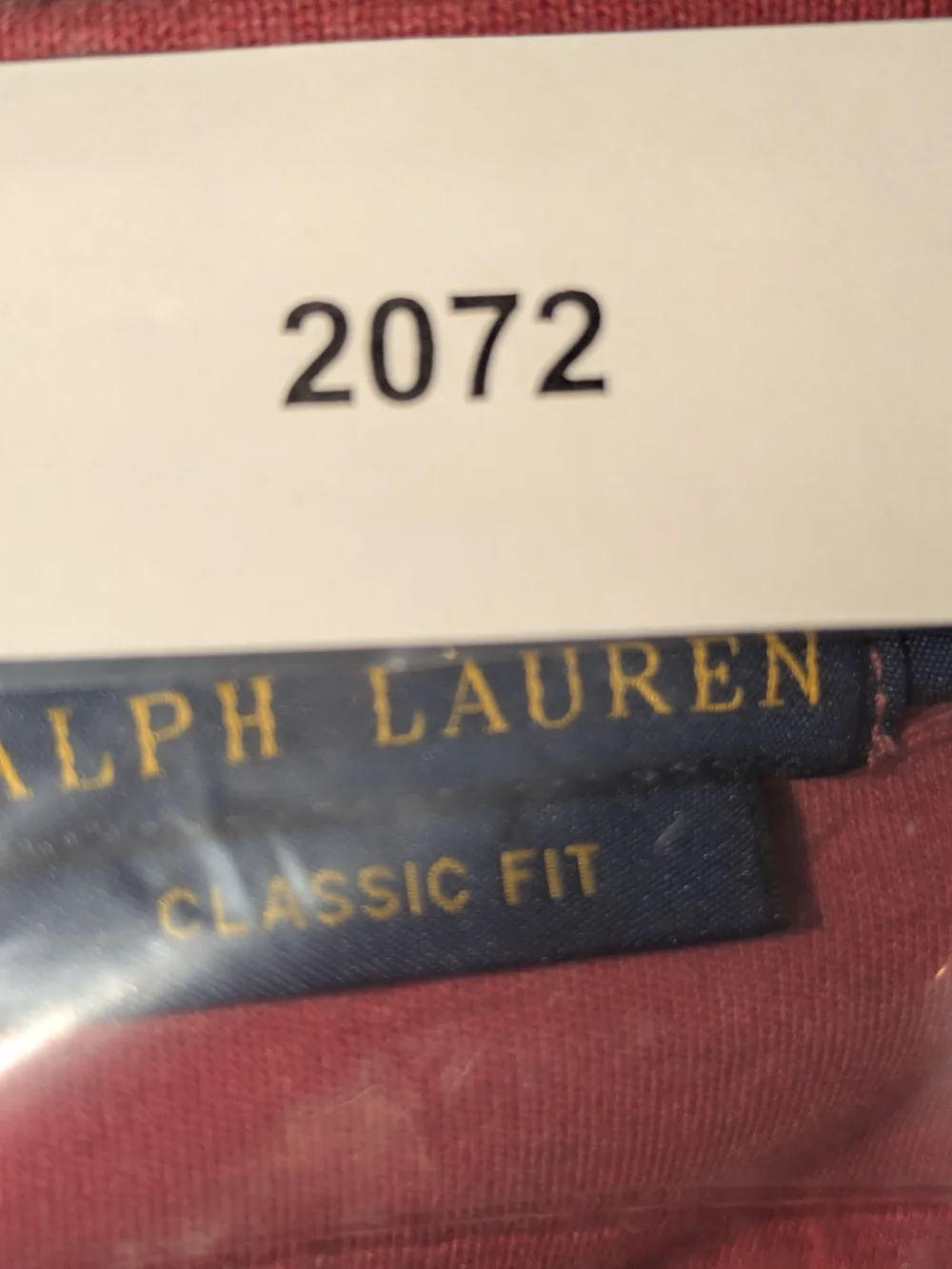 Polo Ralph Lauren Men’s L Classic Fit Red Heather Cotton Pony Polo Shirt